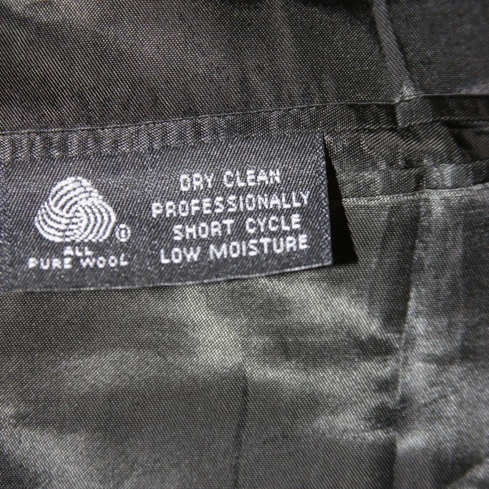 Vintage‎ Kingsridge Blazer Mens 42R Grey Plaid Custom Fabric Wool Office Attire
